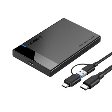 UGREEN 綠聯 2.5吋 Type C 隨身硬碟外接盒  US221  1個