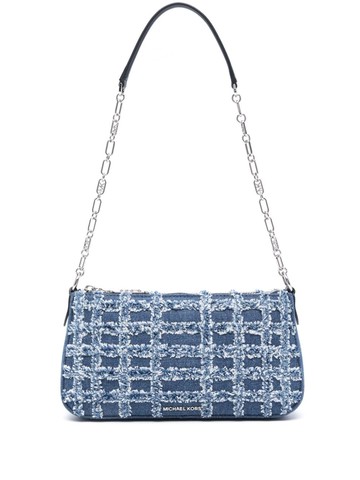 Michael Michael Kors - medium Empire denim shoulder bag - women - Cotton - One Size - Blue