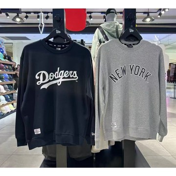 MLB New Era 道奇 LA Dodgers / 洋基 NY Yankees 大學T 圓領T 長袖T-Shirt