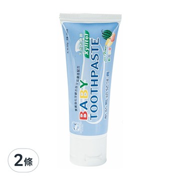 KU.KU Duckbill 酷咕鴨 綜合水果幼兒牙膏 含氟配方 天然木糖醇  50g  2條