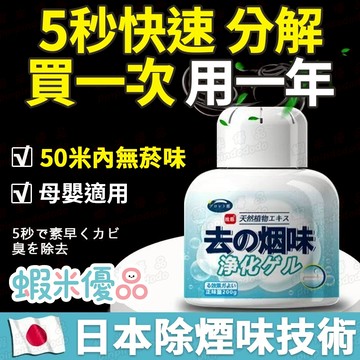 🛡️淨煙魔盒丨除煙味神器 拒絕二手煙空氣淨化除煙味 根源除菸味 汽車室內兩用除臭劑 房間芳香劑 香氛 去煙味 煙味消除