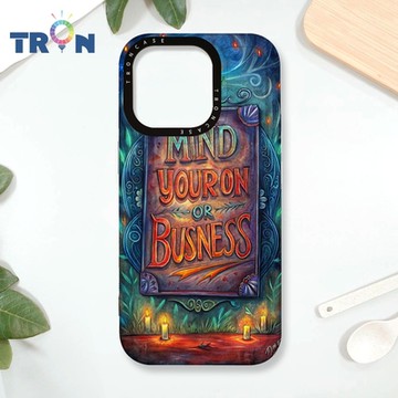 TRON IPHONE 16 PRO 少管閒事 MAGSAFE 磁吸 防摔 太空殼 透白 手機殼