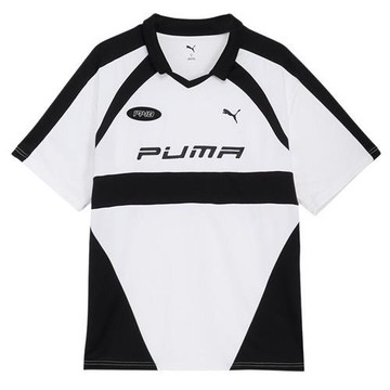 Puma 短袖上衣 男裝 Polo衫 白黑【運動世界】63124202