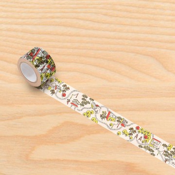 臺灣原生特有意象紙膠帶系列｜寶藏巖 眷村街屋印象 “The Beauty of Taiwan” Taiwan Image Masking Tape