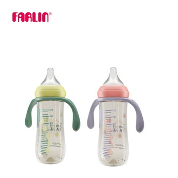 Farlin SummerBash PPSU吸嘴握把學習水杯270ml 【官方旗艦店】