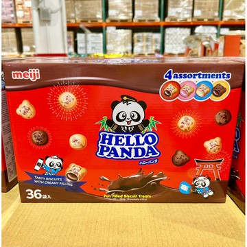 COSTCO好市多 明治貓熊夾心餅乾組36包共1260g