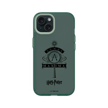 iPhone 15 Clear 憂墨綠 - 哈利波特 Harry Potter - 咒語系列：終極發光咒