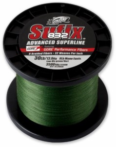 36kg Green Sufix 832 Braid Line-3500 Yards