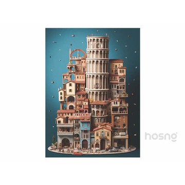 比薩與它的斜塔∕AI城市系列_拼圖_1000片
