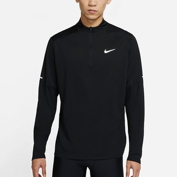 NIKE 上衣 男款 長袖 慢跑 運動 AS M NK DF ELMNT TOP HZ 黑 DD4757-010