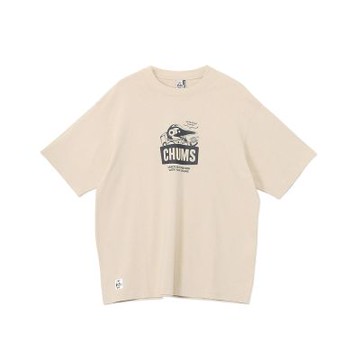 CHUMS Space Booby T-Shirt 男 短袖上衣 米灰色 CH012788G057