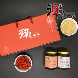 [御膳娘娘]御品平安禮盒(白麻蜂蜜胡麻醬+香辣蜂蜜胡麻醬，180g/瓶，共2瓶)