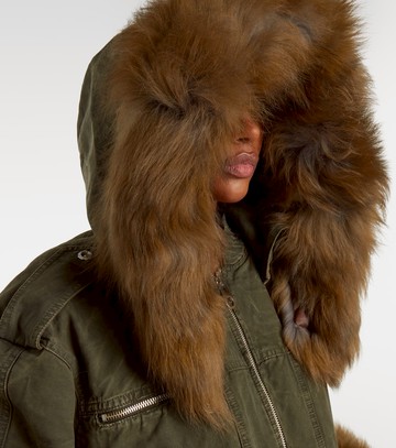 Blumarine Cotton canvas bomber jacket