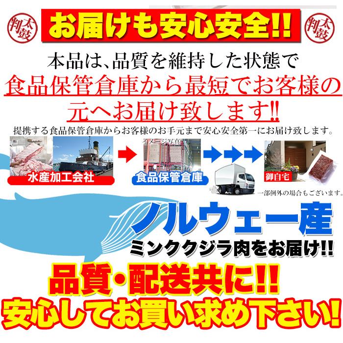 栄養価抜群!!癖になる味わい!!低温熟成ミンク鯨(くじら)赤肉一級400g(200g×2)[A冷凍]