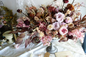 開幕花禮/古典桌花/復古/歐式/盆花/婚禮佈置桌花