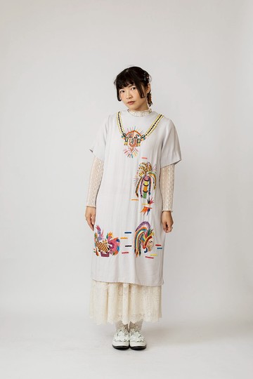 尼加拉瓜刺繡洋裝.Embroidery Folk Dress【初戀販賣所】Vintage.