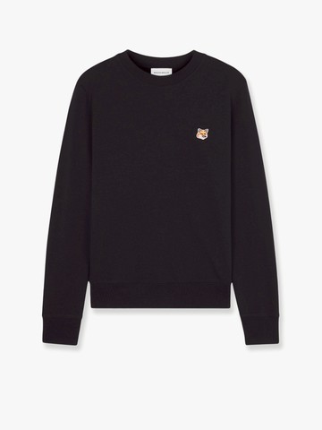 Cotton sweatshirt with iconic frontal patch - MAISON KITSUNE - gender_Man