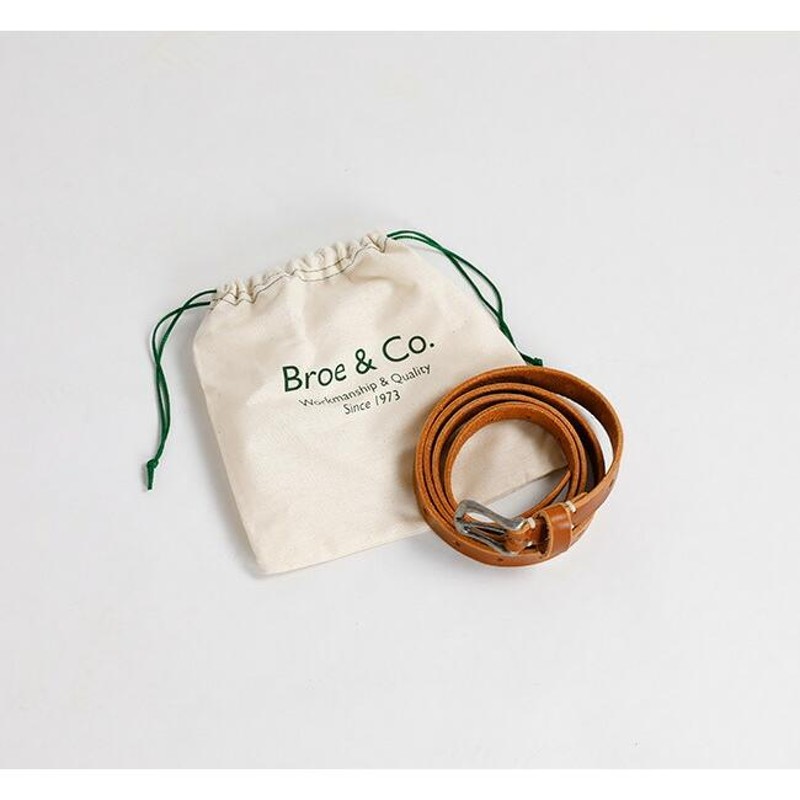 Broe&co NBC1711N 20mm OLD NICKEL ALL HOLE BELT レザーベルト | LINE