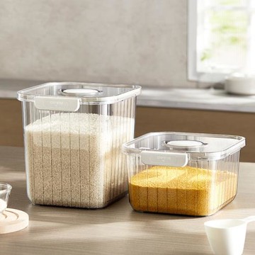家用裝米桶防潮防蟲密封儲物罐子米箱米缸廚房大米五谷雜糧收納盒
