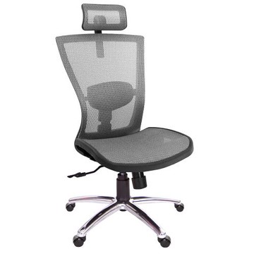 GXG 高背全網 電腦椅 (無扶手/鋁腳) TW-85X5 LUANH