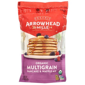 Arrowhead Mills, 有機多穀物煎餅/華夫餅粉，22 盎司（623 克）