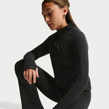 Nike Mavn Girls' Dri-FIT Fitted Full-Zip Long-Sleeve Top