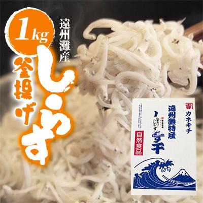 ふるさと納税 磐田市 遠州灘産釜揚げしらす1kg