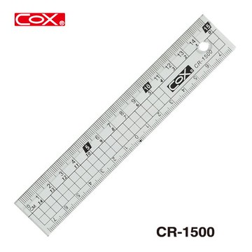 本月精選 滿額再折【史代新文具】三燕COX CR-1500 15cm 透明直尺