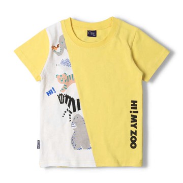 akachan honpo - T恤-HI ! MY ZOO-黃色