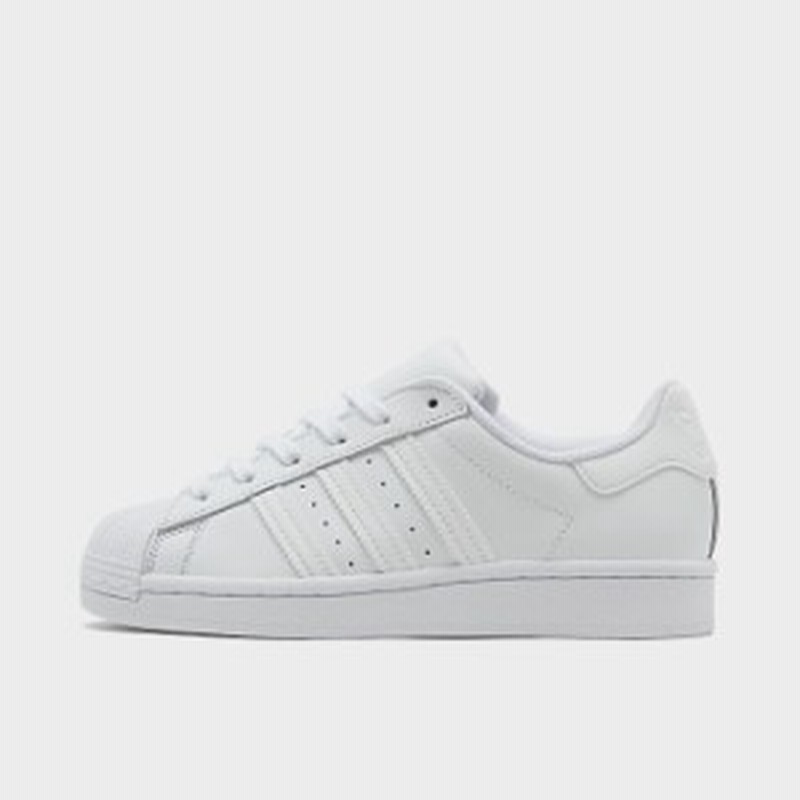 Adidas superstar gs white black clearance foundation