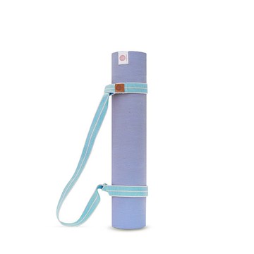 【Mukasa】兩用瑜珈墊背繩 - 湖水藍/點點款 - MUK-21569