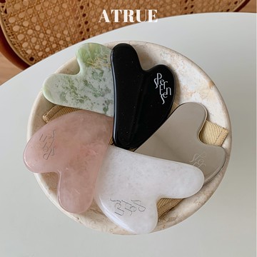 【Per Sense美顏提拉小臉】刮痧板 天然水晶 臉部刮痧板 玉石刮痧板 水晶 粉晶 岫玉 黑曜石 刮痧