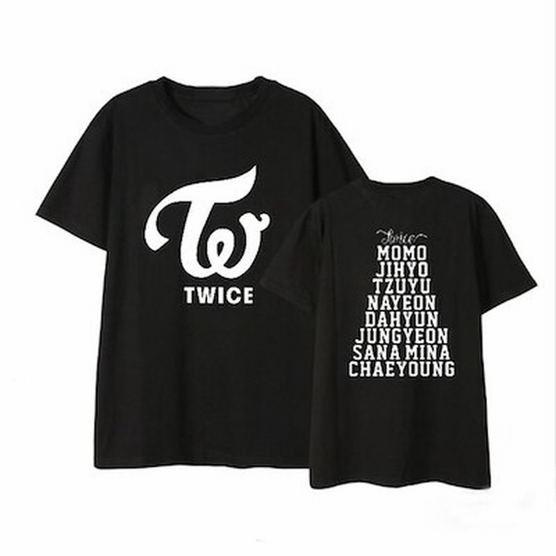 Twice Tシャツ 半袖 韓流グッズ Tシャツ 綿 夏 ダンス服 衣装 T Shirts トップス 通販 Lineポイント最大get Lineショッピング