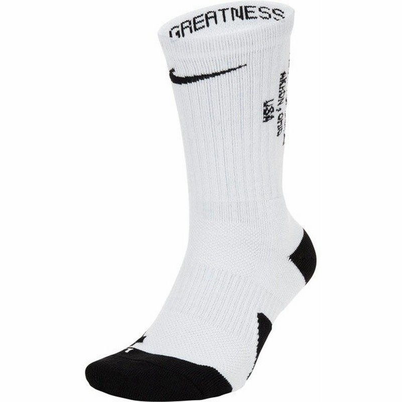 ナイキ 靴下 アンダーウェア メンズ Nike Men S Lebron Elite Crew Socks White Black Black 通販 Lineポイント最大0 5 Get Lineショッピング