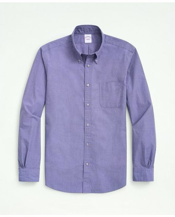 Brooks Brothers Men's Big & Tall Friday Shirt, Poplin End-on-End | Navy | Size 3X