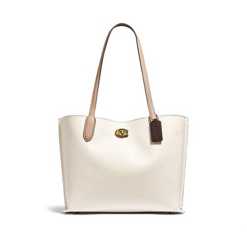 COACH Willow 28 托特包 托特手袋 旋鈕純色 中號手提單肩包 C0691(預購)~【 菲尼斯 國際精品 ★ 疊加現抵$2099 】