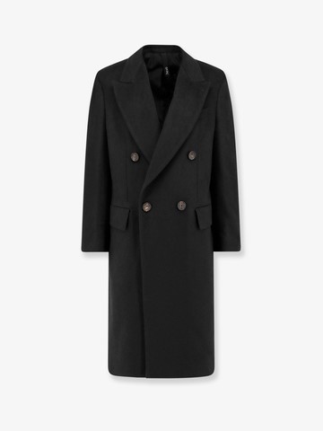 Cashmere coat with satin lining - HEVO - gender_Man