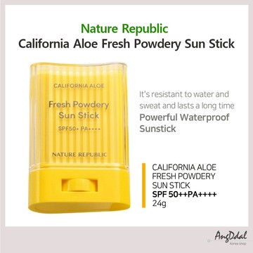 天然共和國蘆薈清新粉防曬霜 SPF 50 + PA + + + 24 g / K-beauty / Suncare