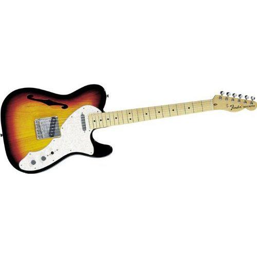 Fender Classic Series '69 Telecaster Thinline Electric Guitar 3-Tone Sunburst