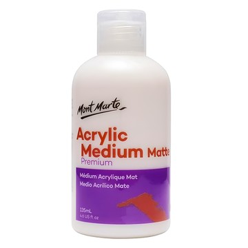 Mont Marte蒙瑪特 壓克力消光劑 125mL 優質啞光媒介劑  135ml  1瓶