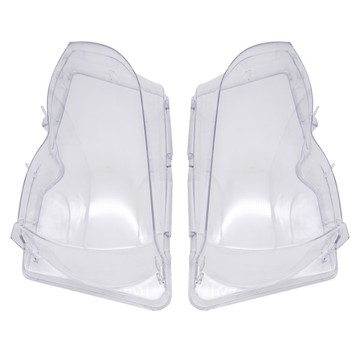 汽車大燈玻璃蓋 汽車前照燈大燈保護罩 大燈透鏡 適用於BMW寶馬E46 3系2002-2006 汽車車頭燈燈罩零配件