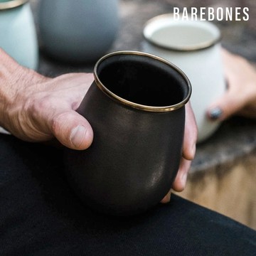 【兩入一組】Barebones CKW-388 琺瑯不倒翁杯組 Enamel Tumbler Set (16oz) / 炭灰