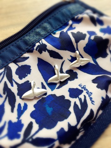 純銀**立體系列= 鯨魚的大尾巴 /16~18吋純銀練** 純手作