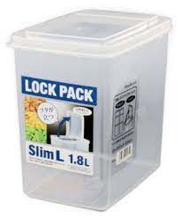 日本製【Sanada】半開式收納保鮮盒 L款-1800mL