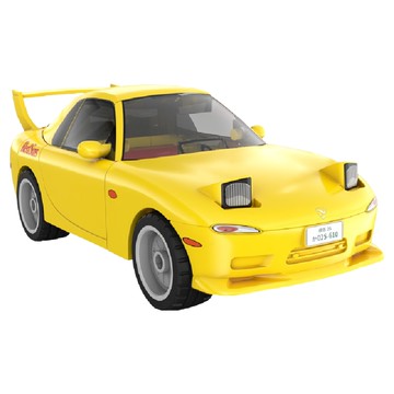 CaDA 咔搭 頭文字D 磨輪車 馬自達 RX7-FD  黃色  1盒