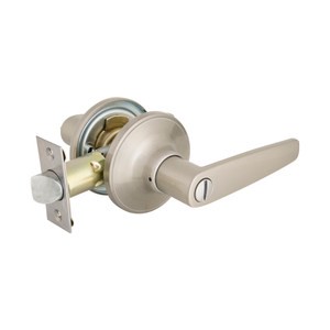 加安牌 水平浴廁鎖不鏽鋼磨砂色TLG601