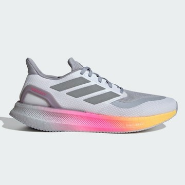 【ADIDAS】PUREBOOST 5 運動鞋 慢跑鞋 彩虹底 灰色 男鞋 IE8463