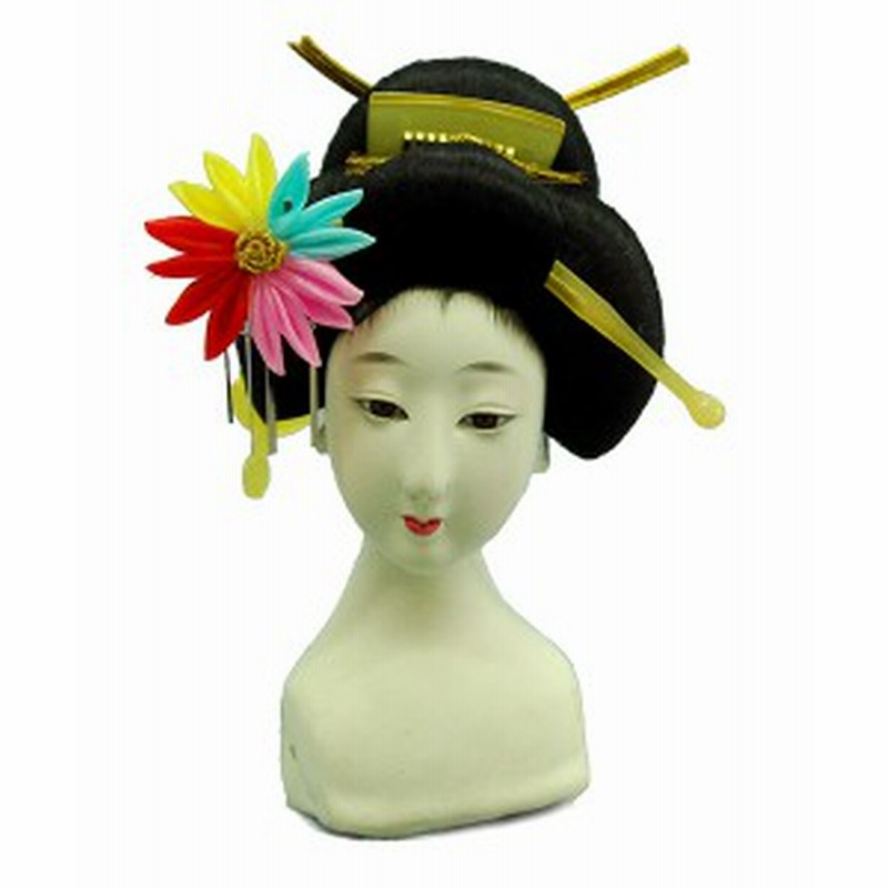 残りわずか 在庫限り超価格 日本人形頭 顔 手芸品 部品 尺 芸者 上 結髪 上 激安特価 Www Iacymperu Org
