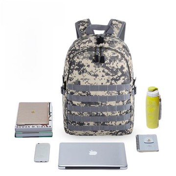 迷彩背包中小學生書包電腦包吃雞同款三級包戰術雙肩包男戶外背包