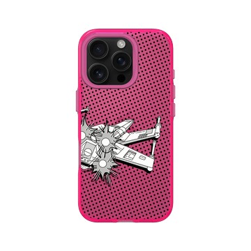 iPhone 16 Pro Clear 粉漾桃 - 迪士尼-星際大戰 Star Wars - POP X戰機